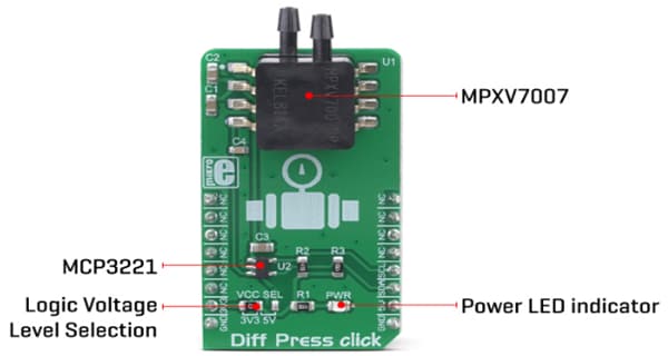 Mikroe MIKROE-3332 Diff Press Click